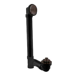 1-1/2 in. Pull and Drain Schedule 40 ABS Bath Waste with 1-Hole Top Elbow in Oil Rubbed Bronze