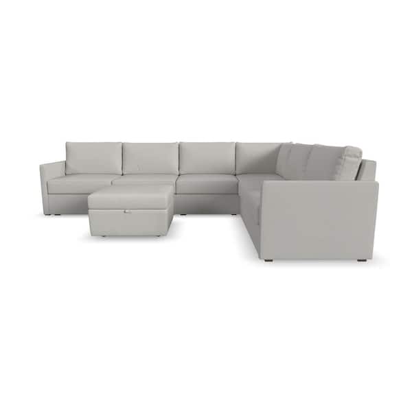 Flexsteel sofa with chaise hotsell