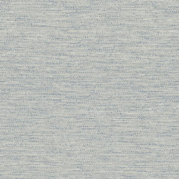 Chesapeake 10 in. W x 13 in. L Blue Wool Texture Light Blue Wallpaper Sample