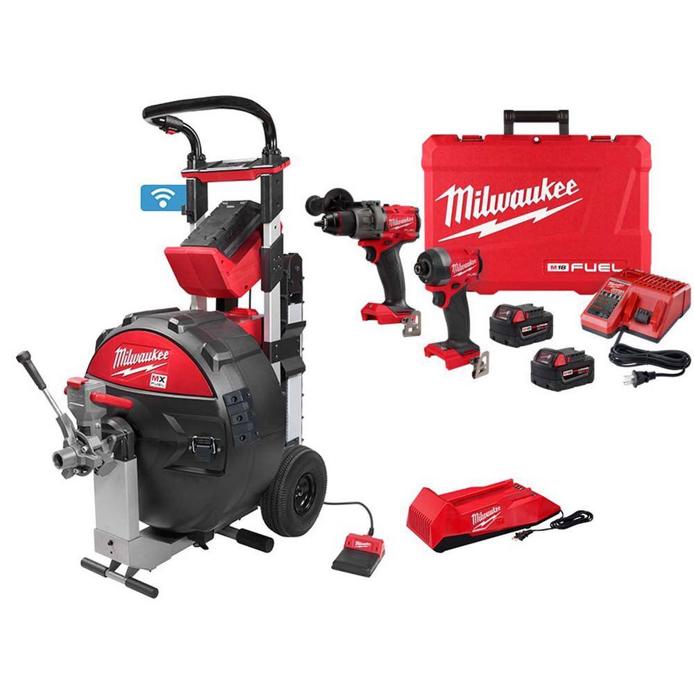 milwaukee-mx-fuel-lithium-ion-cordless-powertredz-sewer-drum-machine-w