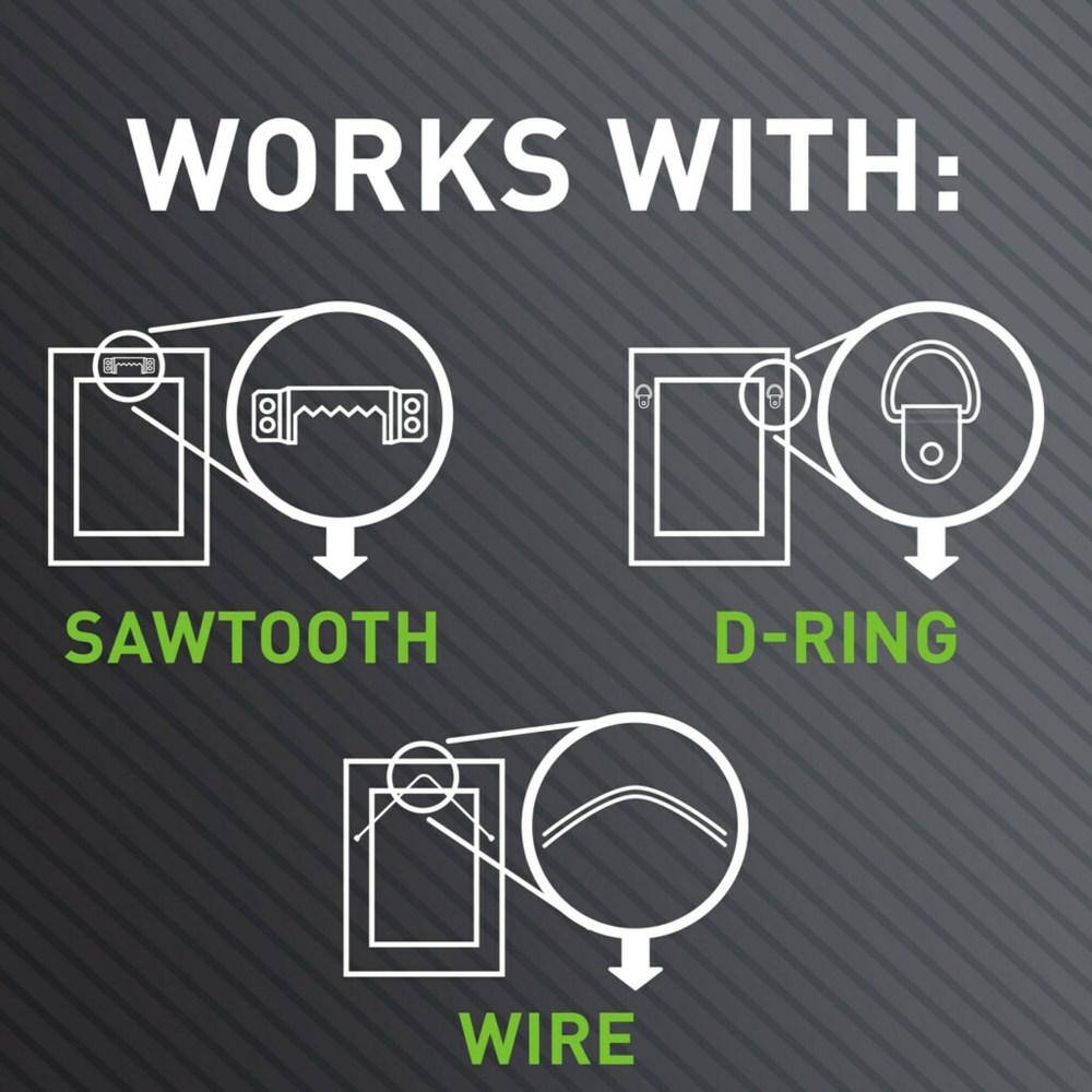 3M CLAW 25 lb Hardened Steel Drywall Picture Hanger with Spot Marker
