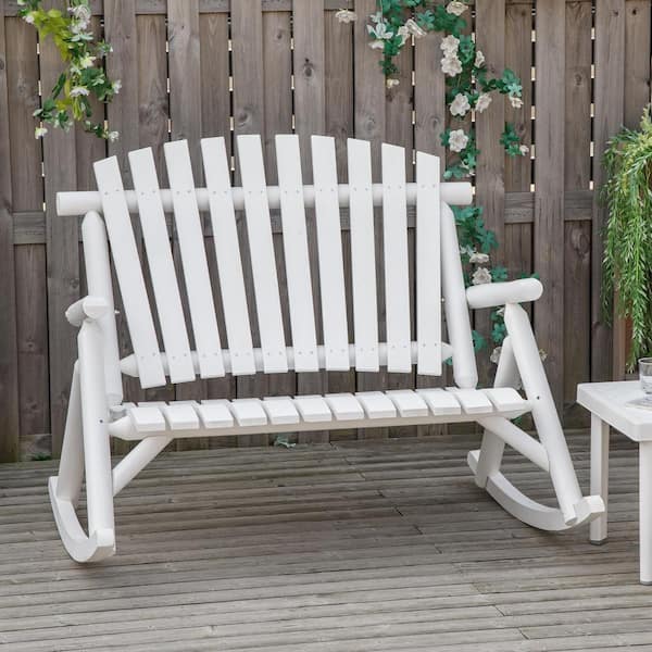 Wooden discount garden rocker