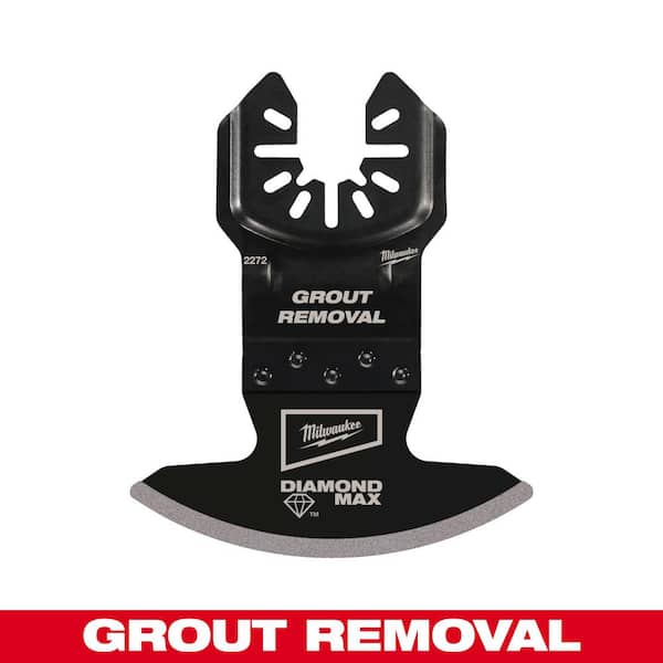 Milwaukee Universal Fit OPEN-LOK Diamond MAX Diamond Grit Grout Removal Multi-Tool Blade (1-Pack)
