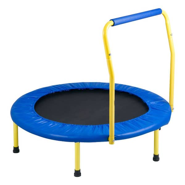 3 FT. Trampoline for Kids, 36 in. Trampolines Indoor/Outdoor Trampoline for Toddlers, Foldable Mini Baby Trampoline