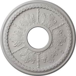 1-1/4 in. x 13-7/8 in. x 13-7/8 in. Polyurethane Tirana Ceiling Medallion, Ultra Pure White