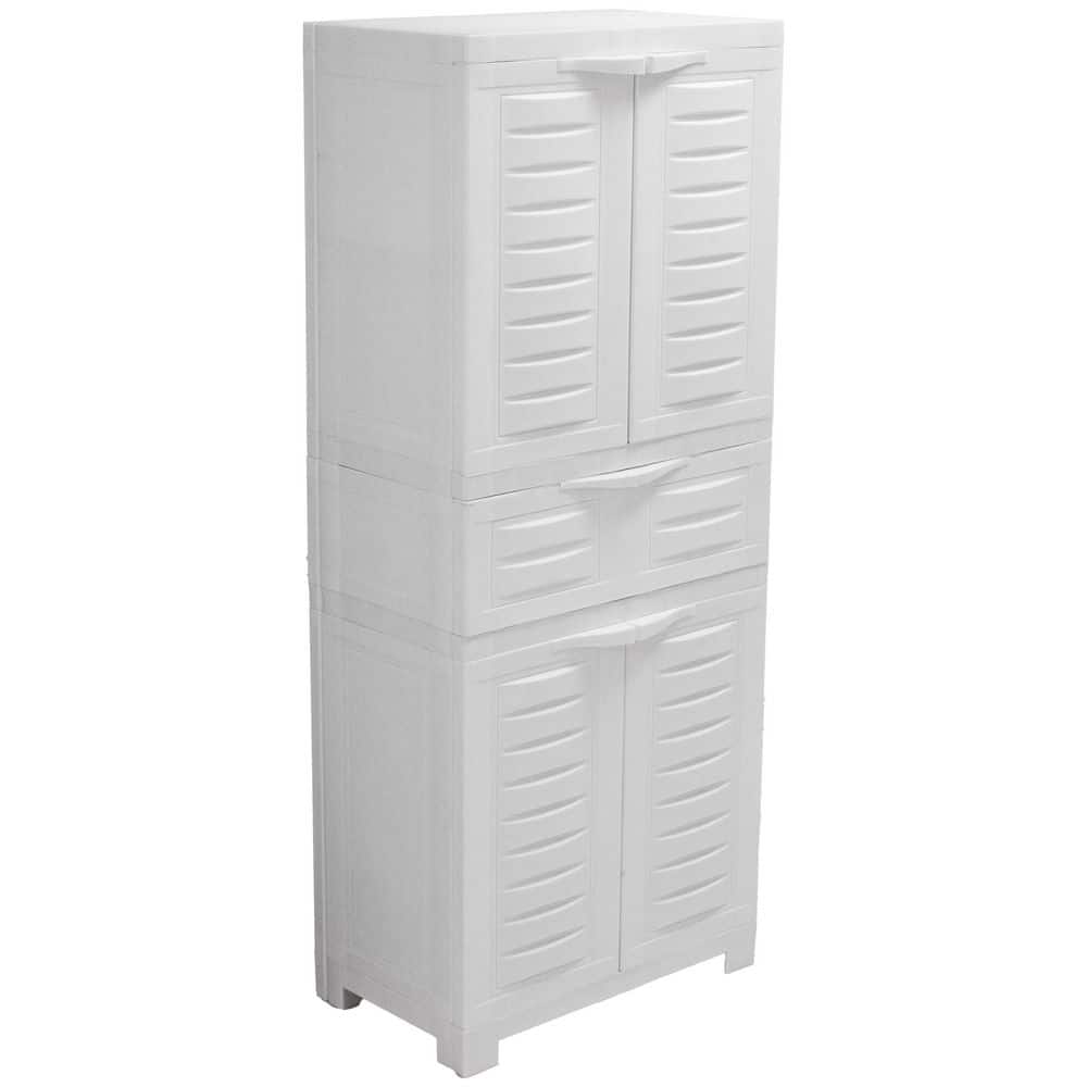 mope cabinet slim モペシリーズ スリムキャビネット 蛇腹式 Sunnydaze Plastic Storage 23.25
