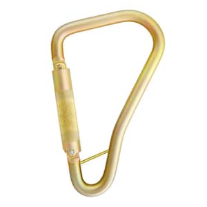 2 in. Carabiner - Large Self-Locking - Steel - 1/4 in. Turn - Gate Opening - ANSI