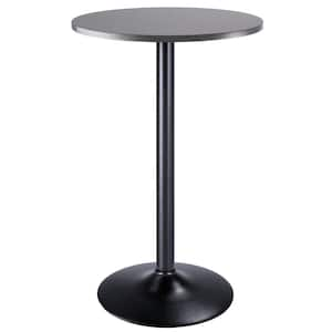 Tarah Black/Slate Gray Pub Table Bar