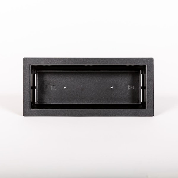 FITTES Framed OG Floor Vent Luxe 4 in. W. x 12 in. - Black