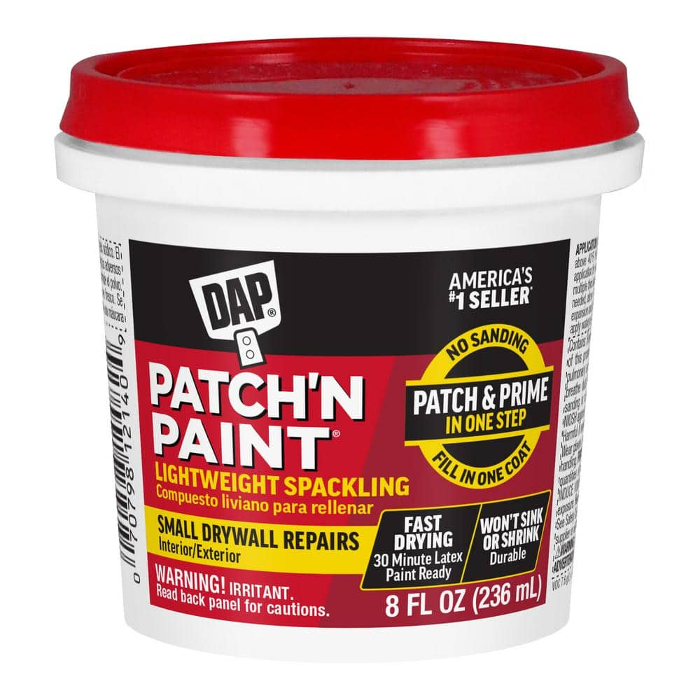 UPC 070798015029 product image for Patch-N-Paint 8 oz. White Premium-Grade Lightweight Spackling Paste | upcitemdb.com