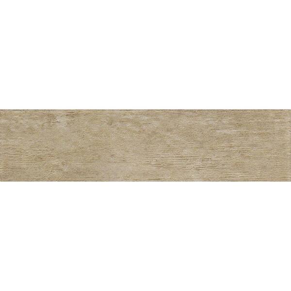 Marazzi Riflessi Di Legno 23-7/16 in. x 5-13/16 in. Ash Porcelain Floor and Wall Tile (9.46 sq. ft. / case)