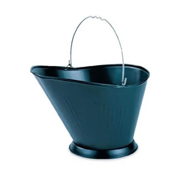 Unbranded Steel Fireplace Coal Scuttle Powder-Coated in Black