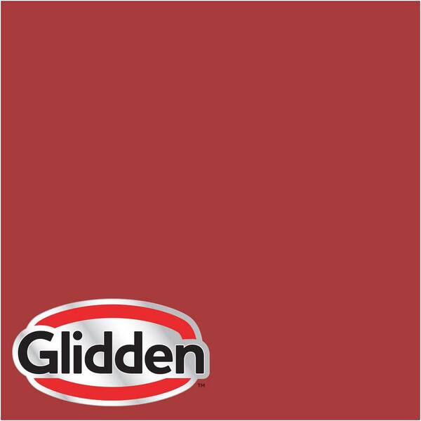 Glidden Premium 1-gal. #HDGR53D Crimson Red Flat Latex Exterior Paint