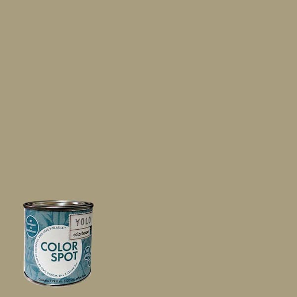 YOLO Colorhouse 8 oz. Stone .03 ColorSpot Eggshell Interior Paint Sample-DISCONTINUED