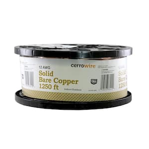 1,250 ft. 12/1 Solid SD Bare Copper Grounding Wire