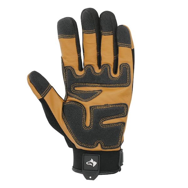 Leather XL Work Gloves Extreme Duty Premium Grade Husky 