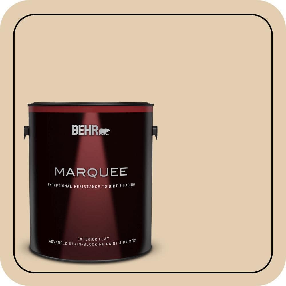 1 gal. Home Decorators Collection #HDC-AC-09 Concord Buff Flat Exterior Paint & Primer price history on PriceWatchPro