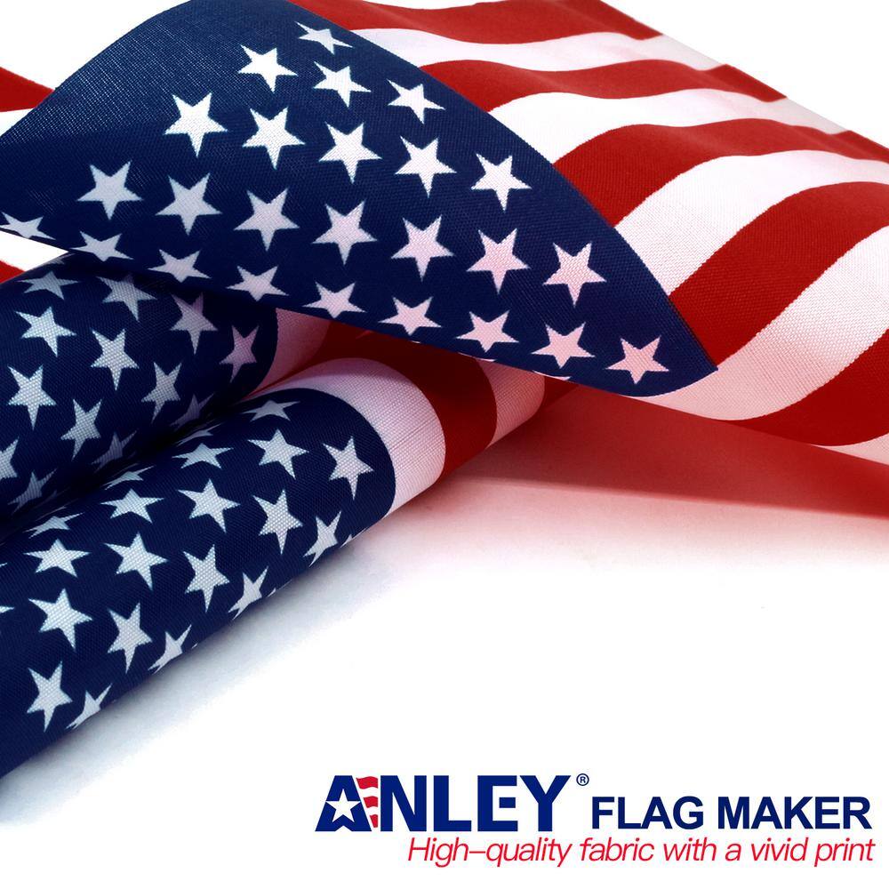 Patriotic Mini American Flag with Black Pole and Base