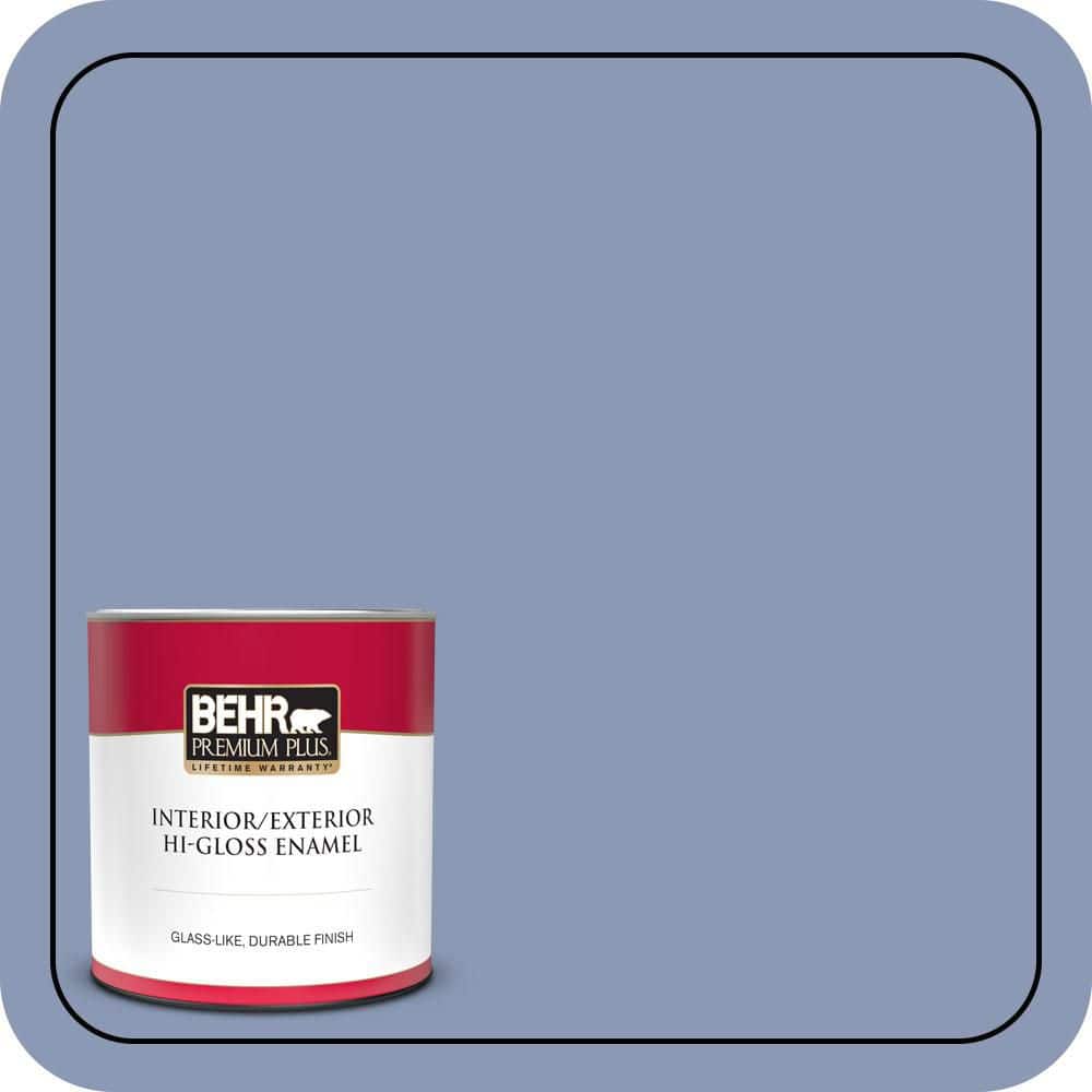 1 qt. #600F-5 Blueberry Buckle Hi-Gloss Enamel Interior/Exterior Paint & Primer price history on PriceWatchPro