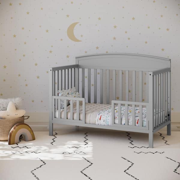 Reviews for Graco Benton Pebble Gray 4 in 1 Convertible Crib Pg 4 The Home Depot