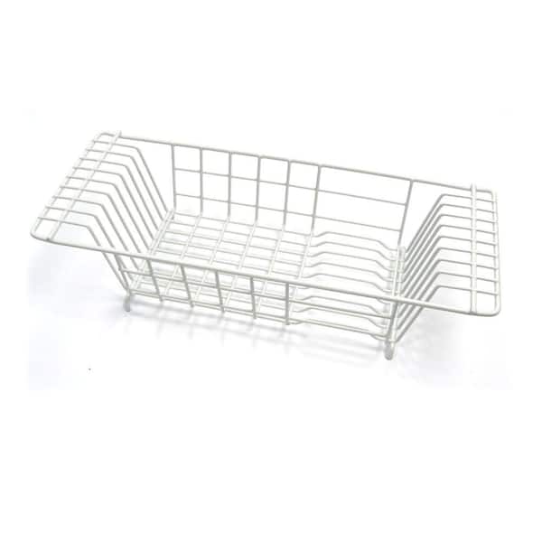 ClosetMaid 8 in. x 20 in. Kitchen Sink Dish Drainer in White 3921 - The  Home Depot