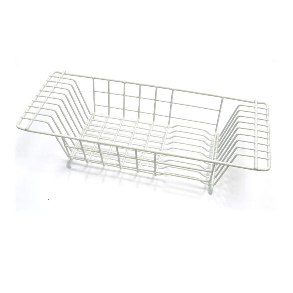 Kitchen Details Large Dish Rack with Tray in Smoke Grey 15100