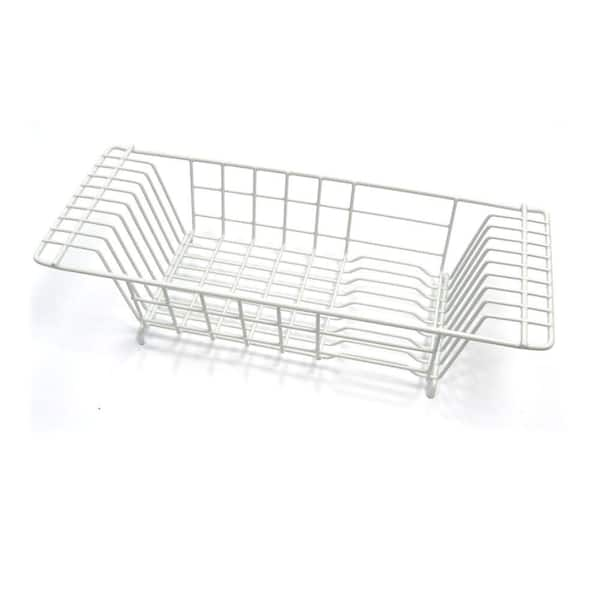 Kitchen Details Large Dish Rack with Tray in Smoke Grey 15100-SMOKE - The  Home Depot