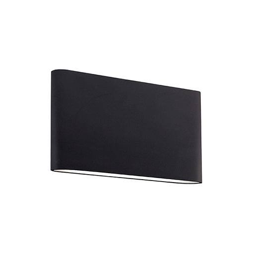 Talis Minimalist Black Aluminum LED Wall Sconce