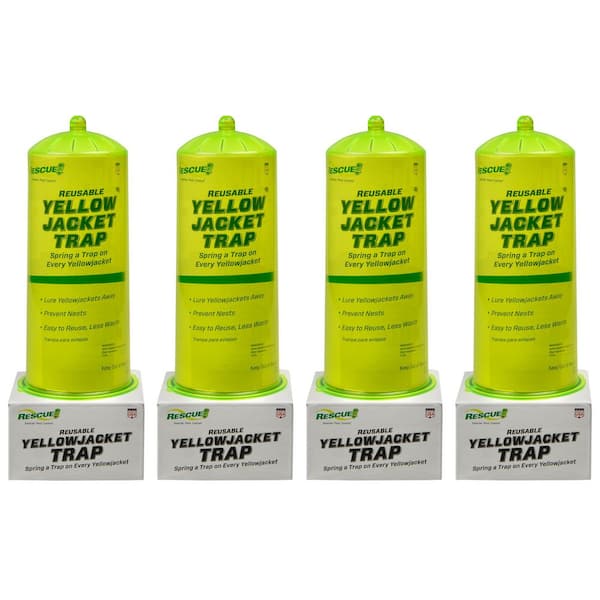 RESCUE Reusable Yellowjacket Trap, Bundle of 4 YJTR4 - The Home Depot