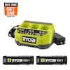 RYOBI USB Lithium Starter Kit with (2) 2.0 Ah Batteries and 3-Port Charger FVSK102
