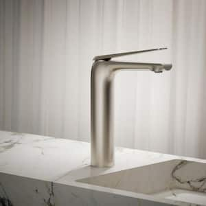 Avid Single Hole Single-Handle 1.2 GPM Bathroom Faucet in Vibrant Brushed Nickel