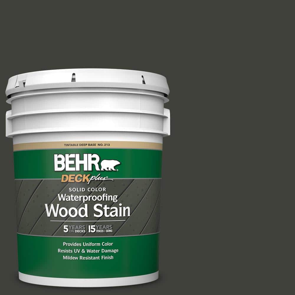 5 gal. #PPU18-20 Broadway Solid Color Waterproofing Exterior Wood Stain