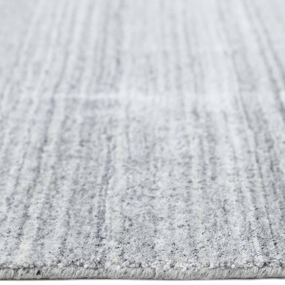 Heather Stripe Hand-Knotted Wool & Viscose 8' x 10' Area Rug