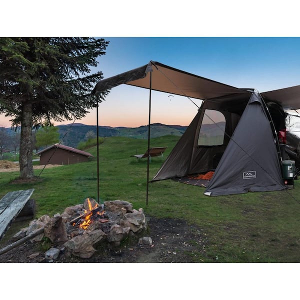 Tenleaf 11 ft. x 9.5 ft. Black Vehicle SUV Tent Car Camping Tent