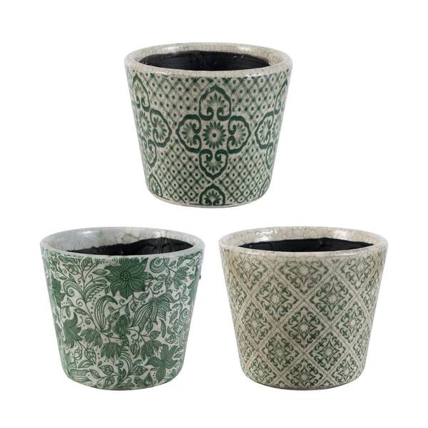 A & B Home Ceramic Floor Planters