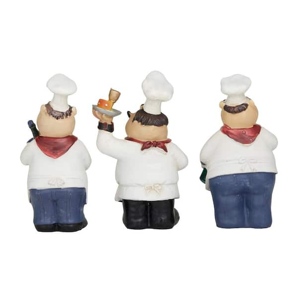 Pair of chef cheapest statues