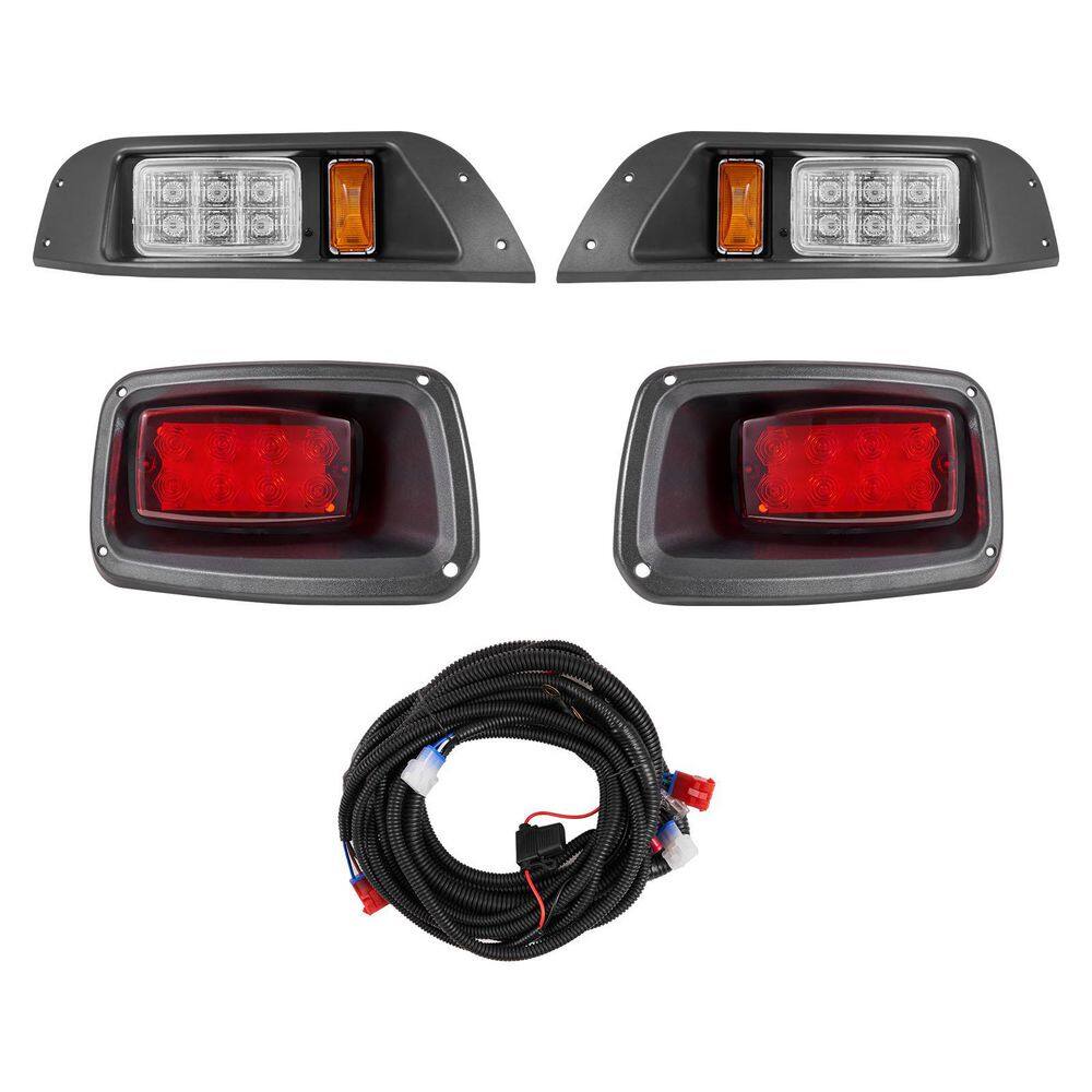 Golf Cart Light Kit, 12V, LED Headlight and Taillight Kit with Wiring Harness, Zip Ties, ABS Housing, 0.95 ft. Cable price history on PriceWatchPro