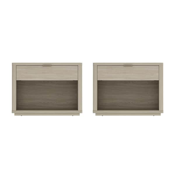 Manhattan Comfort Evelyn Modern Natural 1-Full Extension Drawer 32