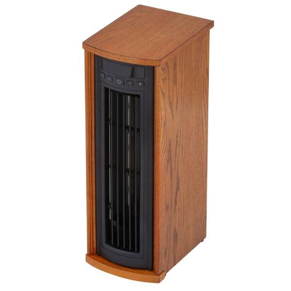 Duraflame 1500-Watt Infrared Quartz Oscillating Electric Portable Heater with Remote Control - Oak