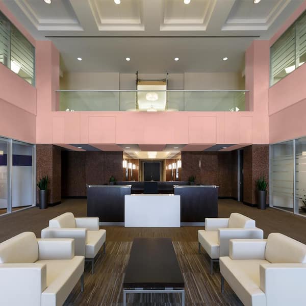 1 gal. #190A-3 Salmon Peach Eggshell Interior Paint