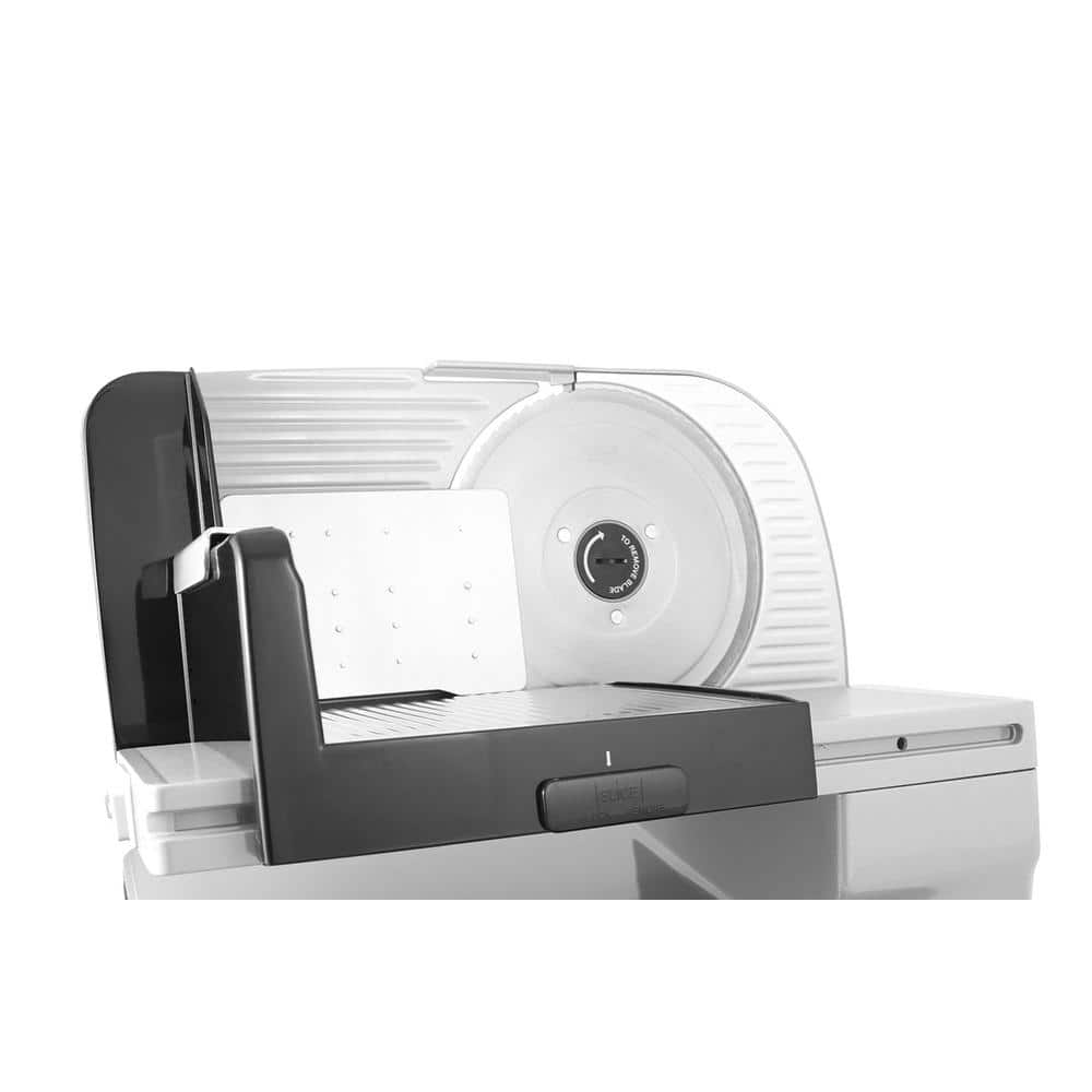 Chef's Choice Silver Cast Aluminum Electric Meat Slicer with Safety Lock