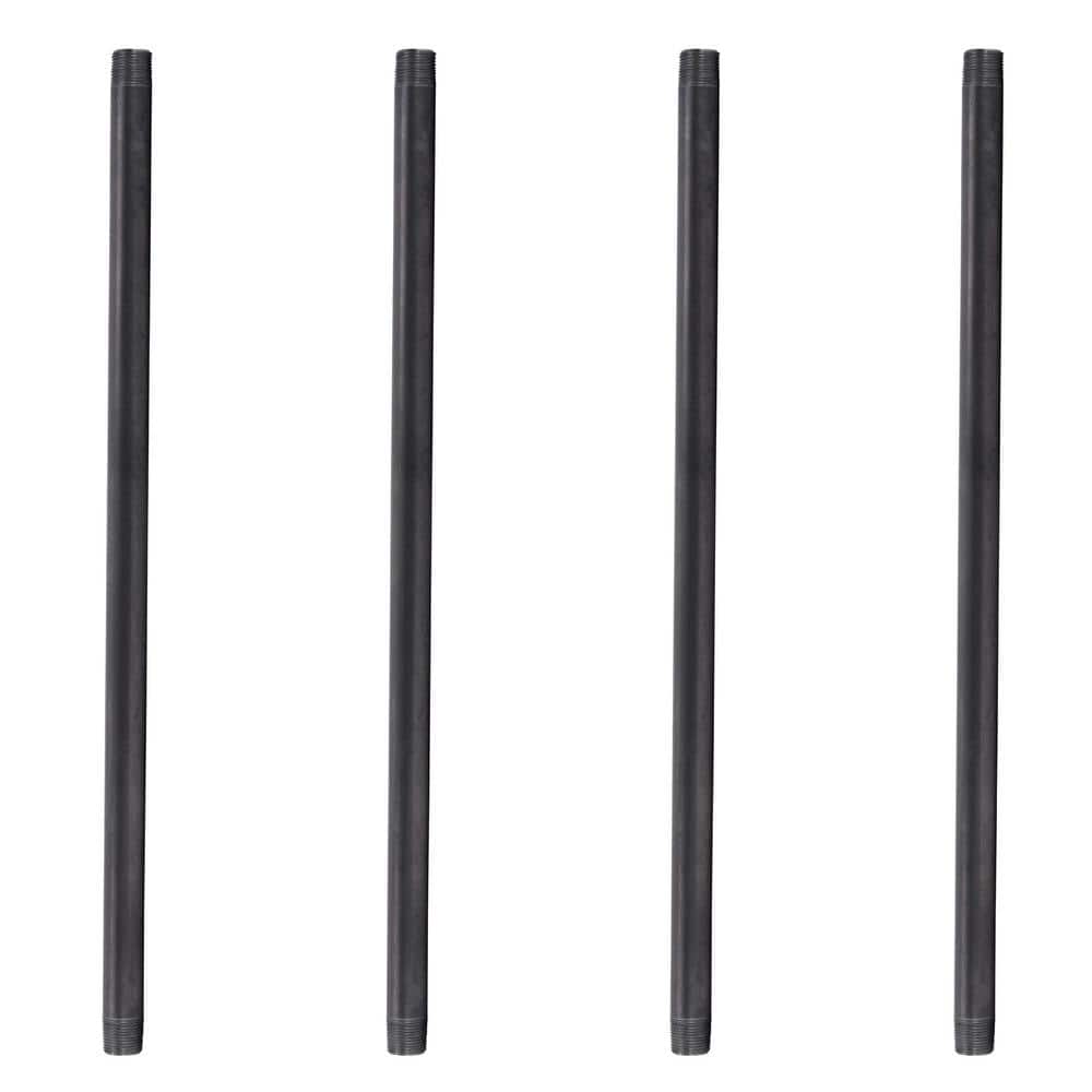 3/4 in. x 30 in. Black Industrial Steel Grey Plumbing Pipe (4-Pack) price history on PriceWatchPro