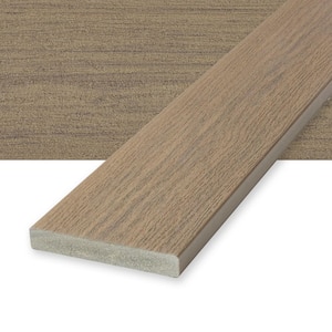 Vista 1 in. x 6 in. x 16 ft. Dunewood Brown Square Edge Class B Fire-Rated Composite Deck Board