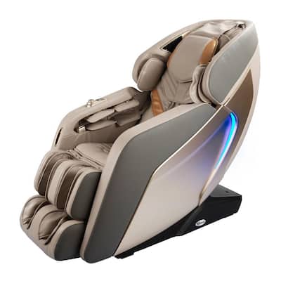 Pro Acro 3D Taupe Smart Massage Chair with Body Scan, Voice Controls, Smart Learning, Bluetooth, and Zero Gravity