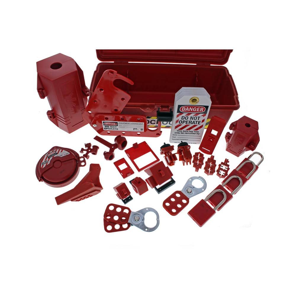 IDEAL Industrial Lockout/Tagout Kit 44974 The Home Depot