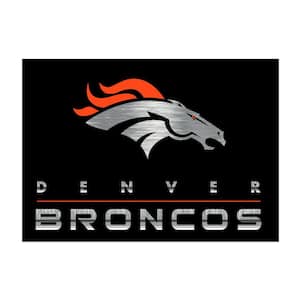 FANMATS Denver Broncos Navy 3 ft. x 2 ft. Mascot Helmet Area Rug 31735 -  The Home Depot