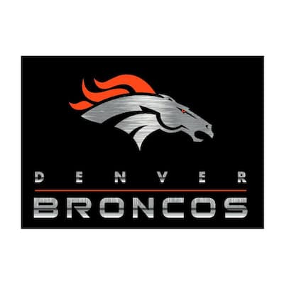 FANMATS Denver Broncos Orange 5 ft. x 8 ft. Plush Area Rug 36176 - The Home  Depot