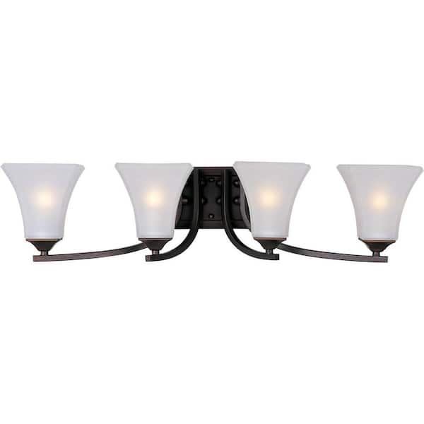 Maxim Lighting Aurora 4-Light Oil-Rubbed Bronze Bath Vanity Light