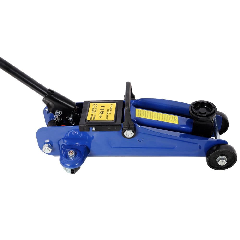 1.5 Ton Low Profile Hydraulic Trolle, Steel Racing Floor Jack, Lifting Range 5 in. - 11.8 in. Blue Color price history on PriceWatchPro