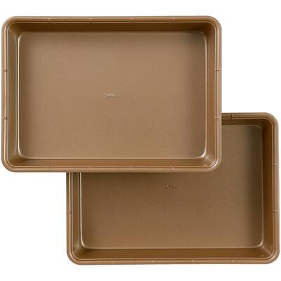 9 in. x 13 in. Ceramic-Coated Non-Stick Oblong Pan (Set of 2)